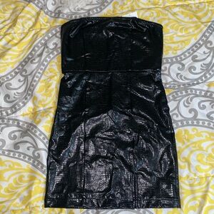 Forever 21 tube leather dress